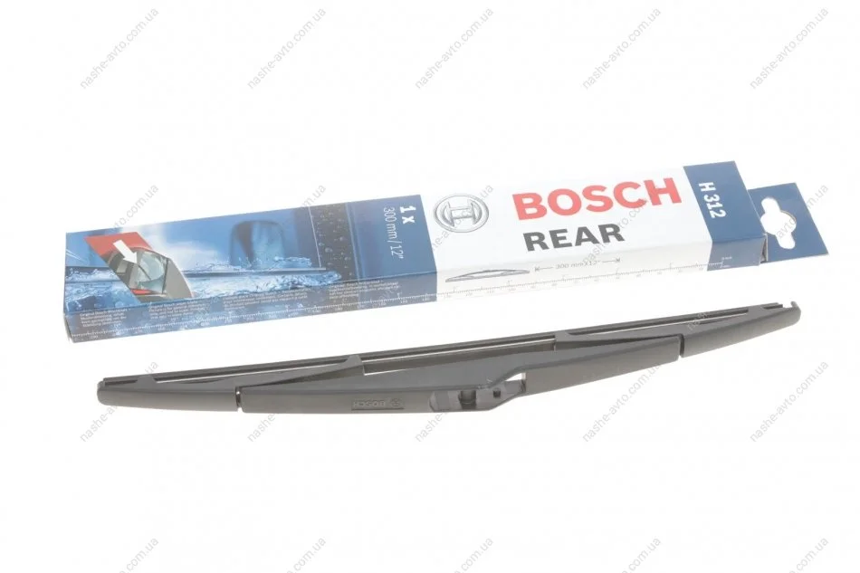 Щітка стеклоочіст. 300 скла заднього H312 (вир-во Bosch) BOSCH 3397011678 (фото 1)