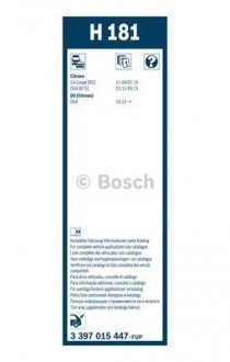 Щітка склоочисника задня BOSCH 3397015447 (фото 1)