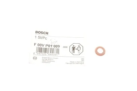 Ущільнююче кільце BOSCH F00VP01009