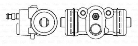 ЦИЛIНДР КОЛIСНИЙ BOSCH F 026 002 387 (фото 1)