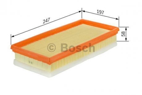 Фільтр повітряний BOSCH F026400052