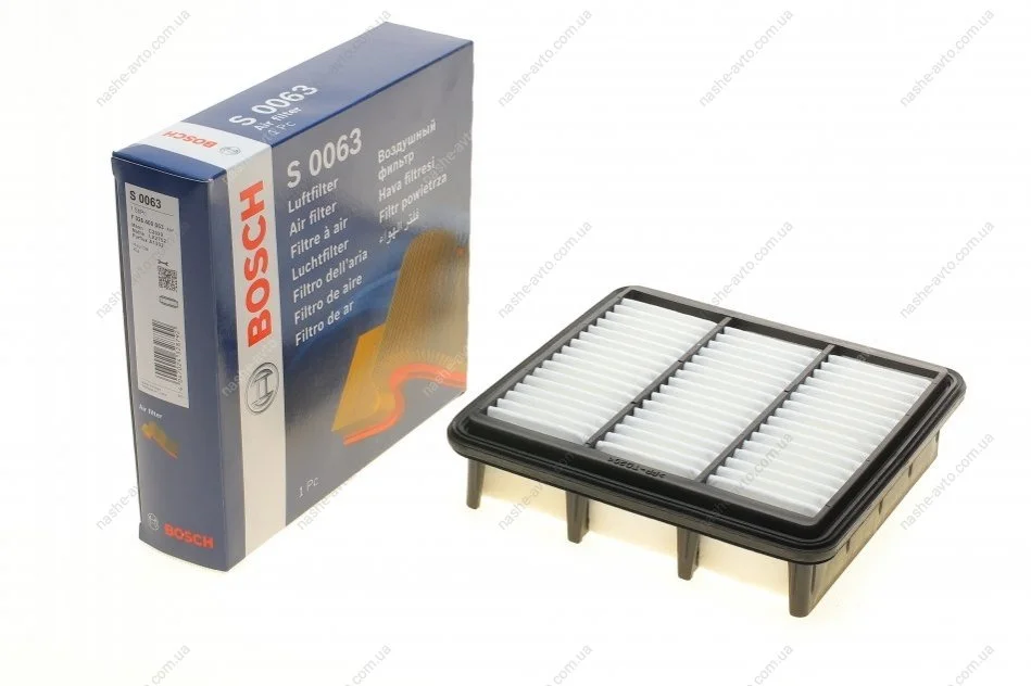 ПОВІТРЯНИЙ ФІЛЬТР BOSCH F026400063 (фото 1)