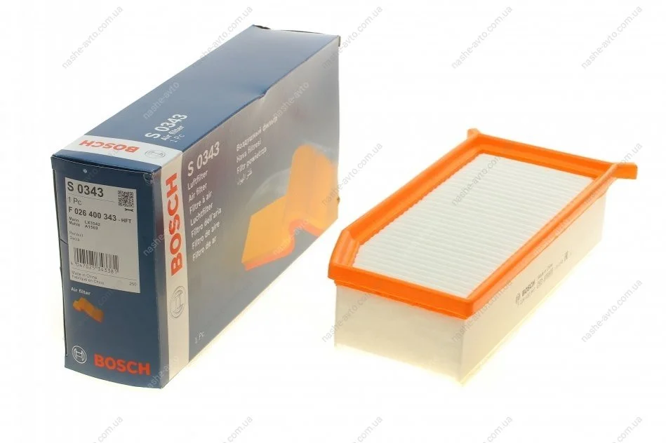 ПОВІТРЯНИЙ ФІЛЬТР BOSCH F 026 400 343 (фото 1)