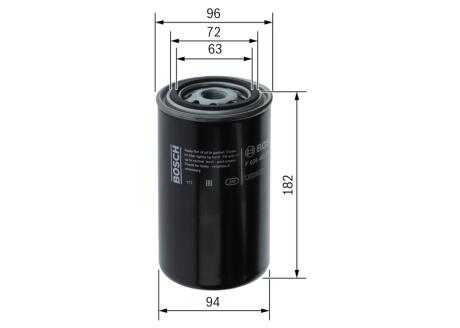Фільтр паливний CUMMINS BOSCH F026402790