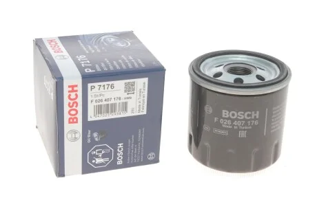 Фільтр масляний двигуна RENAULT DUSTER, LOGAN II 1.5 DCI 10- (вир-во) BOSCH F026407176