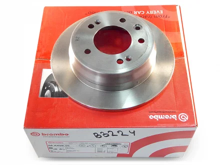 Диск тормозной задний Ceed 06-, IX-35, Sportage SL BREMBO 08.A869.10