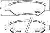 Колодки гальмівні дискові (комплект 4 шт) BREMBO P 09 014 (фото 1)