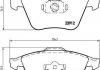 Комплект гальмівних колодок з 4 шт. дисків BREMBO P24057 (фото 1)