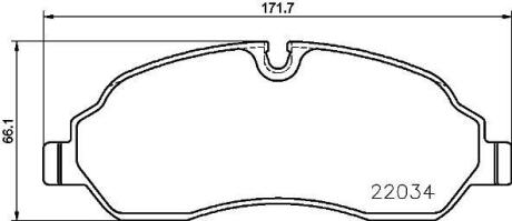 ДИСКОВI КОЛОДКИ BREMBO P24171