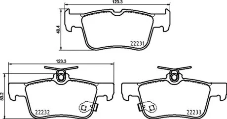 Тормозные колодки BREMBO P 24 217