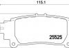 Комплект гальмівних колодок з 4 шт. дисків BREMBO P83132 (фото 1)