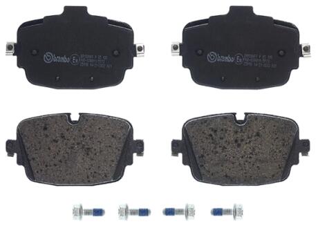 Колодки гальмівні дискові (комплект 4 шт) BREMBO P85180