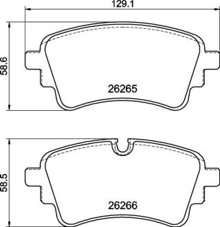 ДИСКОВI КОЛОДКИ BREMBO P85185