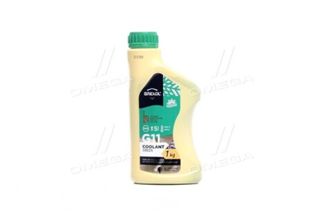 Антифриз GREEN G11 Antifreeze (зелений) 1kg Brexol Antf-014