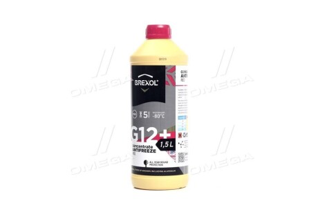 Антифриз <> RED CONCENTRATE G12+ (-80C) 1,5L Brexol Antf-026