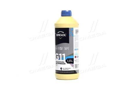 Антифриз <> BLUE CONCENTRATE G11 (-80C) 1,5L Brexol Antf-032