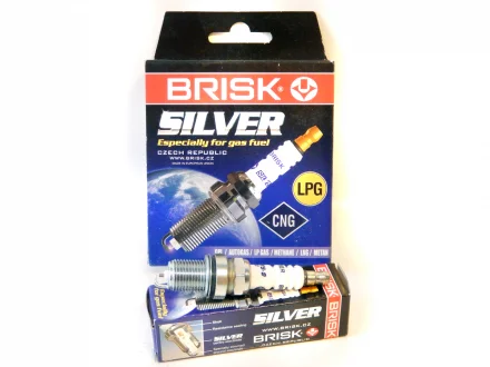 Свічки запалювання 1.6 Ланос, Авео, Лачетті, Нубіра SILVER (під газ) BRISK DR15YS-9