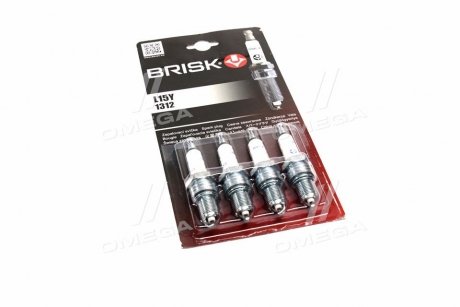 Свеча зажигания Classic, ВАЗ 2101-07 (к-т 4 шт.) бл. уп. BRISK L15Y