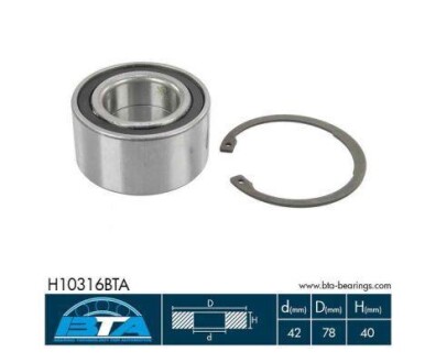 Подшипник ступицы передней BTA H10316BTA