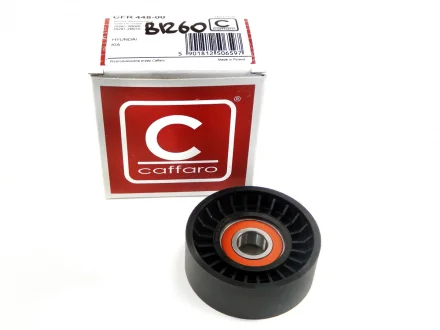 Ролик натяжителя ремня генератора 1.6 GAMMA Accent, Ceed, Cerato (CFR) CAFFARO 448-00