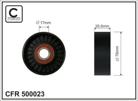 Автозапчастина CAFFARO 500023