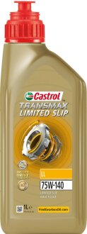 Олива трансміс. TRANSMAX LIMITED SLIP LL 75W-140 (Каністра 1л) CASTROL 15F1E6
