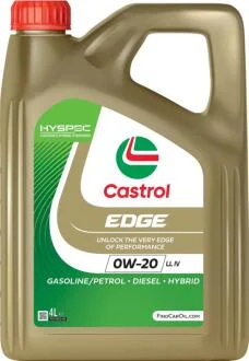 Моторна олива EDGE 0W-20 LL IV 4 л CASTROL 15F612