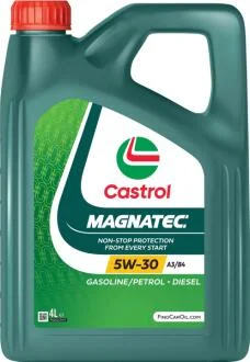 Масло ДВС 5W-30 MAGNATEC ACEA A3/B4, 4л, синт. CASTROL 15F67E