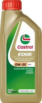 Масло ДВС 0W-30 Castrol EDGE ACEA A5/B5, 1л, синт. CASTROL 15F6A4