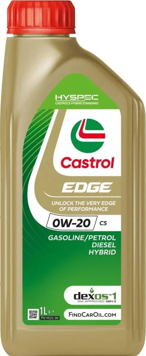 Олива моторна 0W-20 Castrol EDGE API SP, ACEA C5, Meets Chrysler MS 6395, 1л, синт. CASTROL 15F6E6 (фото 1)