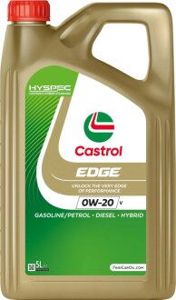 Олива моторна EDGE 0W-20 V (Каністра 5л) CASTROL 15F709