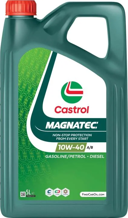 Масло ДВС 10W-40 Castrol MAGNATEC API SP, ACEA A/B, VW 501 01/505 00, 5л,п/синт. CASTROL 15F7D2 (фото 1)