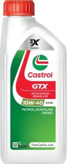 Олива моторна 10W-40 GTX ULTRACLEAN API SN, ACEA A3/B4, RN 0700/RN 0710, 1л, н/синт. CASTROL 15F8FE