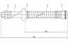Шланг тормозной передний Citroen ZX 1.9 (91-97) (C800 408B) CAVO C800408B (фото 1)
