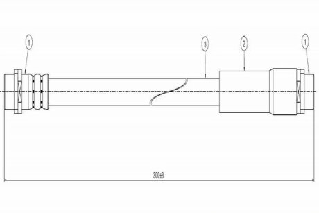 Шланг гальмівний CAVO C800 427B