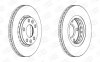 Диск тормозной передний (кртано 2) Renault Duster (11-), Fluence (10-), Megane (CHAMPION 562529CH (фото 2)
