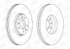 Диск тормозной передний (кратно 2шт.) Citroen Jumpy (07-16), C5/Fiat Scudo (07-1 CHAMPION 562622CH (фото 1)