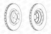 Диск тормозной передний (кртано 2) Subaru Forester (04-12, 08-13, 13-), Legacy (CHAMPION 562677CH (фото 2)