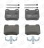 Колодки тормозные дисковые задние (с болтами и пружинами) Opel Omega B, Vectra B CHAMPION 571389CH (фото 1)