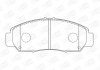 Колодки тормозные дисковые передние HONDA ACCORD VII (CM) 02-08, CIVIC IX Saloon (FB) 11- CHAMPION 572449CH (фото 1)