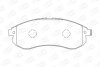 Колодки тормозные дисковые передние Mitsubishi L200 (01-07) CHAMPION 572500CH (фото 2)