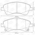 Колодки тормозные дисковые передние Toyota Avensis (T27) (08-18) CHAM CHAMPION 572600CH (фото 3)