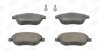 Колодки тормозные дисковые Citroen C4 I/ Peugeot 307 (03-09) CHAMPION 573031CH (фото 1)