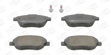 Колодки тормозные дисковые Citroen C4 I/ Peugeot 307 (03-09)  CHAMPION 573031CH