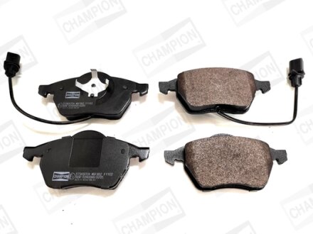 Колодки тормозные дисковые передние (с датчиками) Audi A4 (B5,B6), A6 (C5,C6)/ V CHAMPION 573037CH