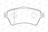 Колодки тормозные дисковые передние Nissan Navara (15-)/ Land Rover Freelander I CHAMPION 573102CH (фото 2)