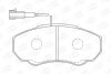 Колодки тормозные дисковые передние Citroen Jumper I/ Fiat Ducato (94-, 06-) (57 CHAMPION 573113CH (фото 2)