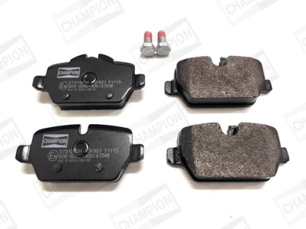 Колодки тормозные дисковые задние BMW 1 (E81,E87), 3 (E90) CHAMPION 573136CH