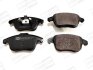 Колодки тормозные дисковые передние Citroen C4 Picasso (07-13), C4 II/ Peugeot 5 CHAMPION 573193CH (фото 1)