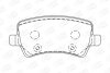 Колодки тормозные дисковые задние Land Rover Freelander 2/ Volvo V60 I, S80 II, CHAMPION 573250CH (фото 2)